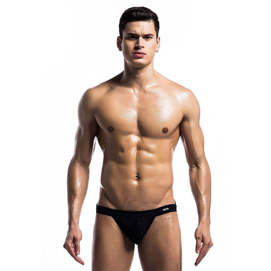 MOB - BAÑADOR JOCKSTRAP FETICHE NEGRO TALLA S