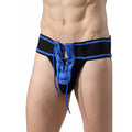 MOB - FETISH JOCKSTRAP FOOTBALL BLUE SIZE L