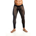 MOB - PANTIMEDIAS NEGRAS TRANSPARENTES TALLA XL