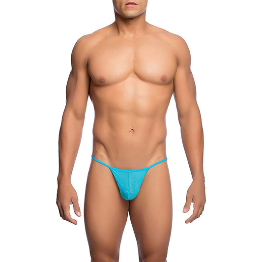 MOV - TANGA EN T TRANSPARENTE AGUA TALLA S/M