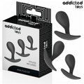 ADDICTED TOYS - CONJUNTO DE 3 TAPONES ANALES DE SILICONA MODELO 3
