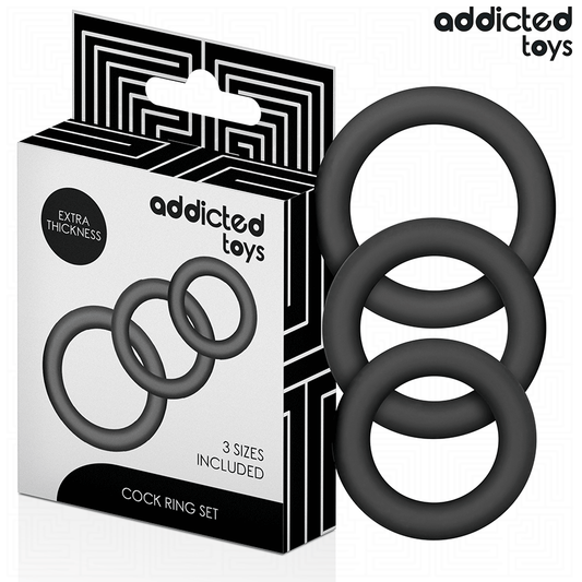 ADDICTED TOYS - SET ANELLI IN SILICONE MODELLO 1
