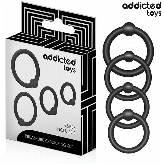 ADDICTED TOYS - ANELLI A PRESSIONE IN SILICONE
