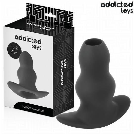 ADDICTED TOYS - SONDA ANAL HUECA DE SILICONA TALLA XXL 15.2 CM