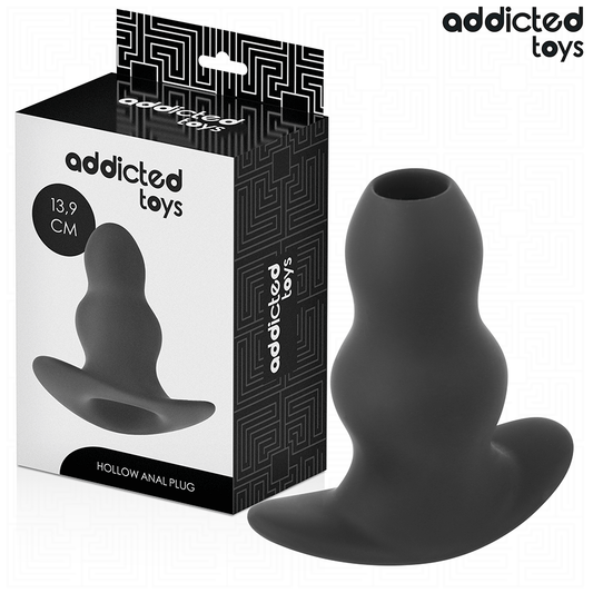 ADDICTED TOYS - SONDA ANAL HUECA DE SILICONA TALLA XL 13,9 CM