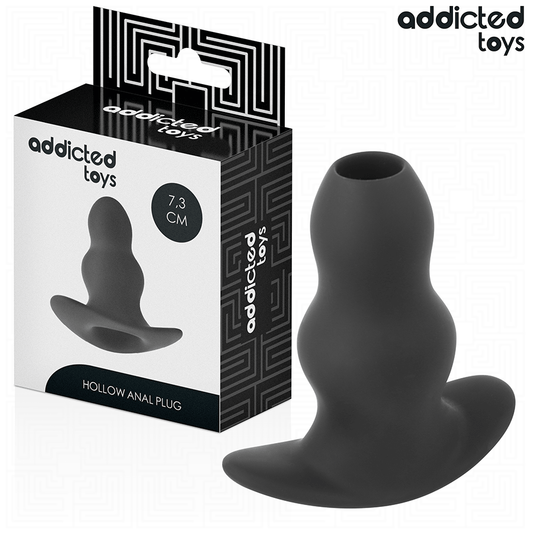 ADDICTED TOYS - SONDA ANAL HUECA DE SILICONA TALLA S 7.3 CM