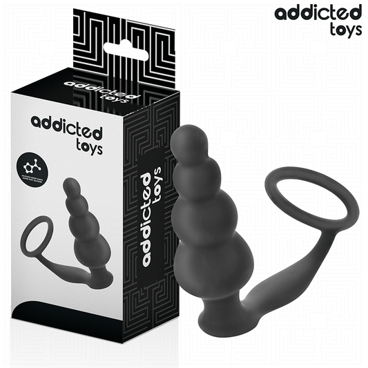 ADDICTED TOYS - PLUG ANALE CON ANELLO IN SILICONE MODELLO 5