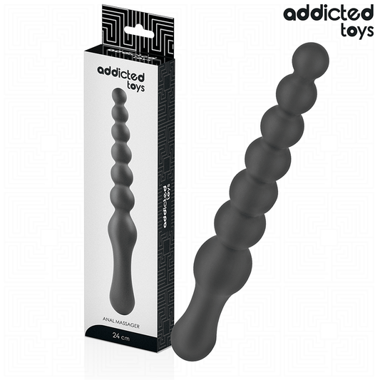 ADDICTED TOYS - DOPPIO MASSAGGIATORE ANALE SILICONE 24 CM
