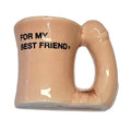 DIABLO PICANTE – TAZA DE CERÁMICA CON IMÁN Y ASA EN FORMA DE PENE "PARA MI MEJOR AMIGO"