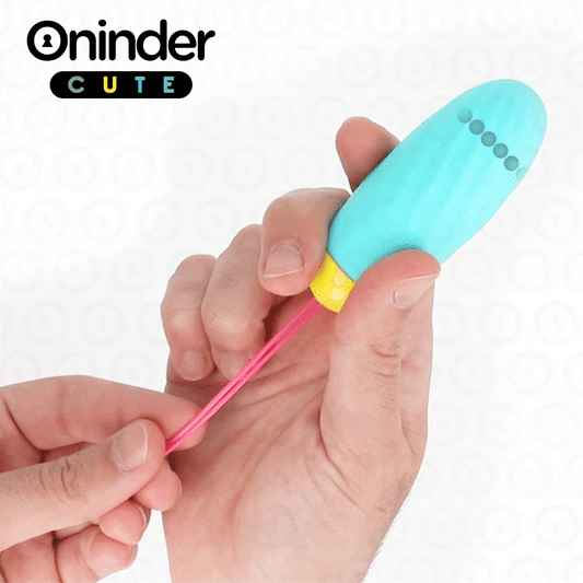 ONINDER CUTE - HUEVO VIBRADOR PLACER AMOROSO - JOYAS DE SILICONA GIRATORIAS - APLICACIÓN GLOBAL GRATUITA