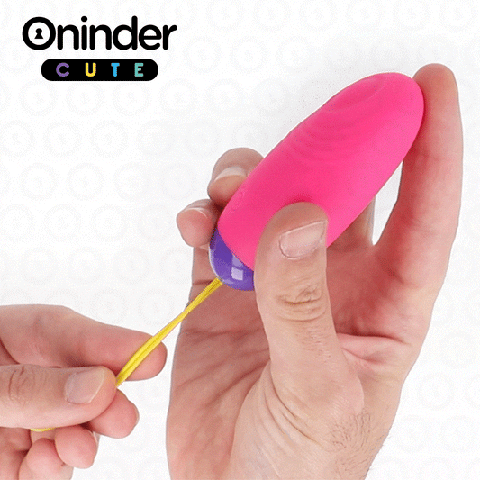 ONINDER CUTE - PLACER AMOR VIBRO-ONDA GOLPEO HUEVO DE SILICONA - APLICACIÓN GLOBAL GRATUITA