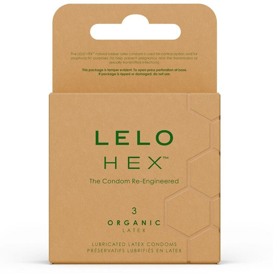 LELO - CONFEZIONE 3 PRESERVATIVI HEX ORGANIC