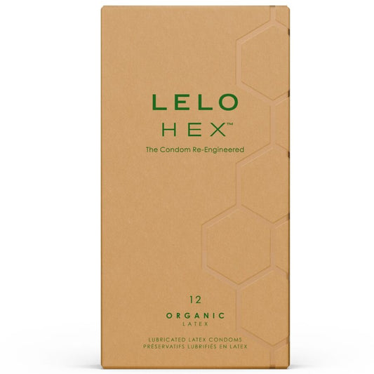 LELO - HEX PRESERVATIVO ORGÁNICO CAJA 12 UNIDADES