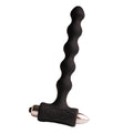 ROCKS-OFF - PERLAS DE SENSACIONES PEQUEÑAS TAPÓN ANAL VIBRADOR NEGRO