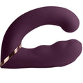 ROCKS-OFF - VIBRADOR DUAL DE GÉMINIS ESTIMULADOR DE CLÍTORIS PUNTO G MORADO