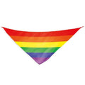 PRIDE - FOULARD TRIANGOLARE IN COTONE CON BANDIERA ARCOBALENO