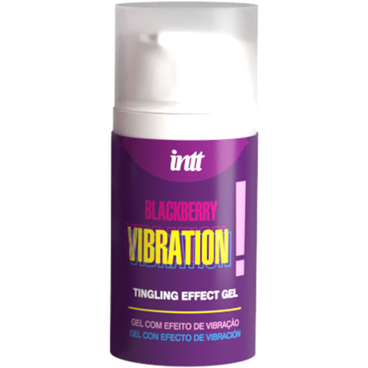 INTT LANZAMIENTOS - GEL LÍQUIDO VIBRADOR SABOR MORA 15 ML