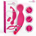 MORESSA - KIRK DUO SUCCHIA E MASSAGGIATORE MULTI-PERFORMANCE IN SILICONE PREMIUM RICARICABILE