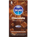 SKINS - PRESERVATIVI AL CIOCCOLATO PREMIUM CONFEZIONE DA 8