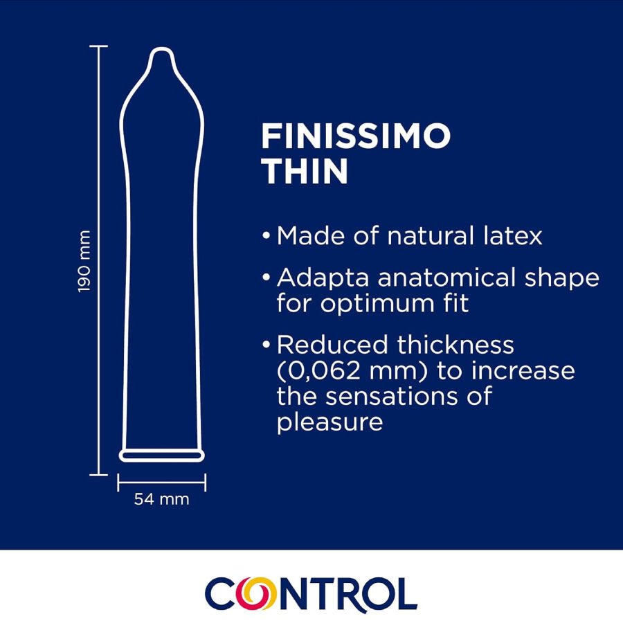 CONTROL - FINISSIMO SENSO CONDOMS 144 UNITS CONTROL CONDOMS