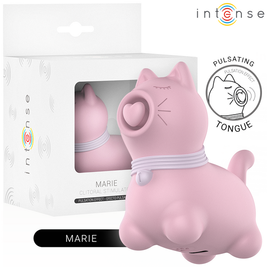INTENSO - ESTIMULADOR LINGUAL CON EFECTO DE PULSACIÓN ROSA MARIE
