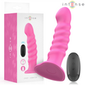 INTENSE - VIBRADOR CINDY TALLA L DISEÑO ESPIRAL 10 VIBRACIONES ROSA CONTROL REMOTO