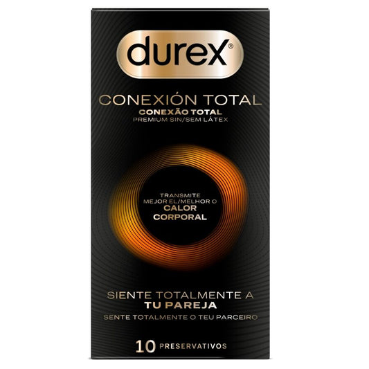 DUREX - TOTAL CONNECTION EXTRAFINO SIN LÁTEX 10 UNIDADES