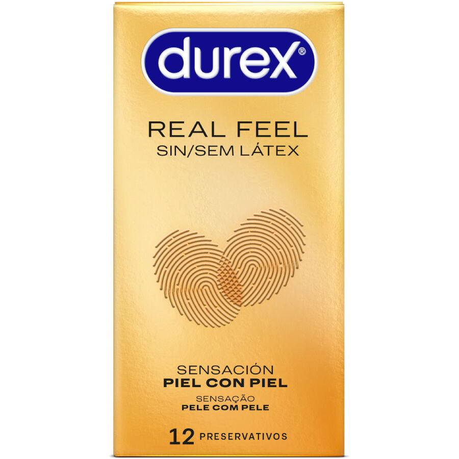 DUREX - REAL FEEL CONDOMS WITHOUT LATEX 12 UNITS DUREX CONDOMS