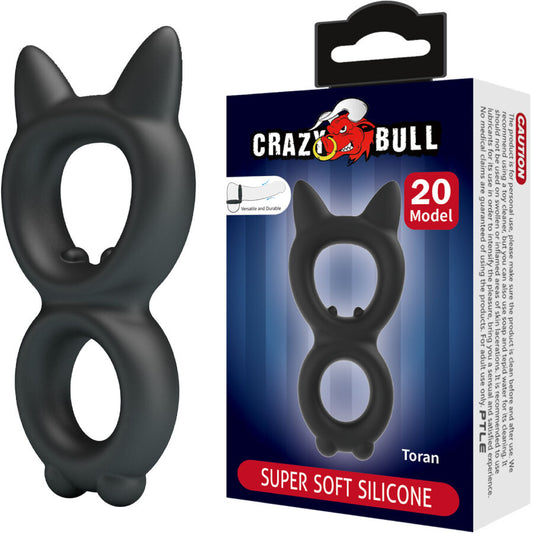 CRAZY BULL - ANELLO DOPPIO IN SILICONE TORAN MODELLO 20