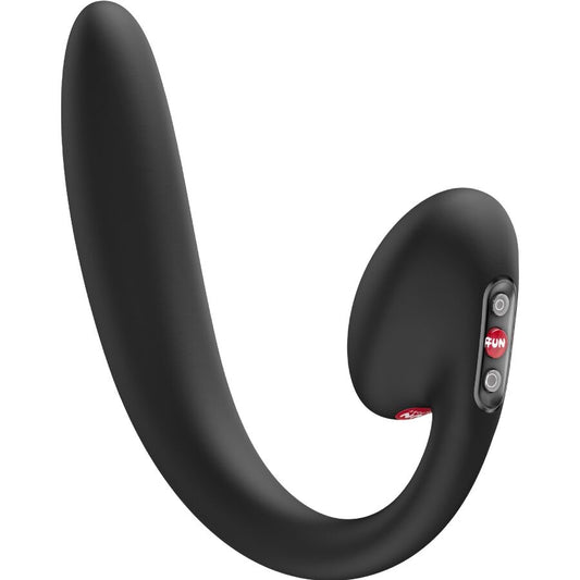 FUN FACTORY - VIBRADOR INSERTABLE DE DOBLE PULSO DE AIRE CRESCENDO NEGRO