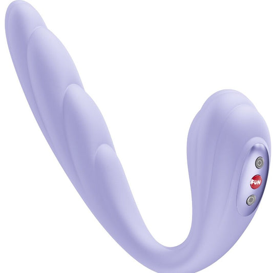 FUN FACTORY - VIBRADOR INSERTABLE DOBLE DE PULSO DE AIRE VIVACE MORADO