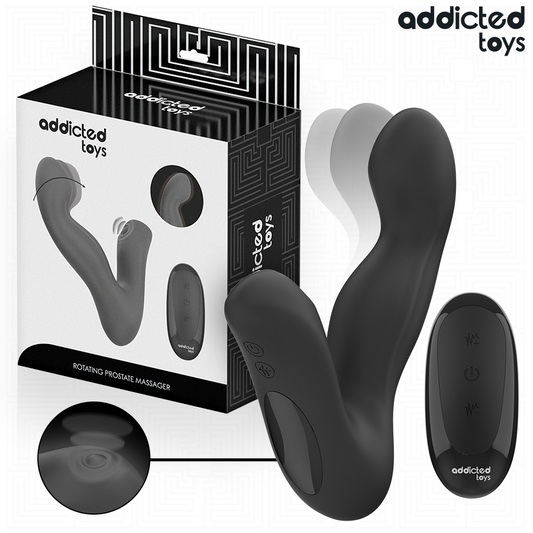 ADDICTED TOYS - MASAJADOR DE PRÓSTATA OSCILANTE CON MODO DE PULSACIÓN CONTROL REMOTO
