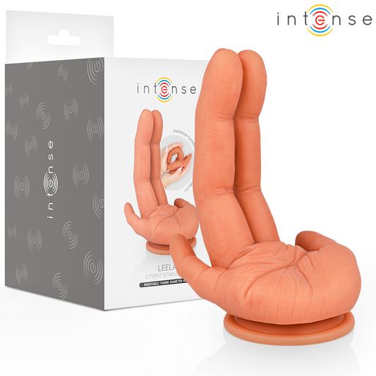 INTENSE - LEELA ESTIMULADOR PUNTO G FLEXIBLE MANO 12,6 CM