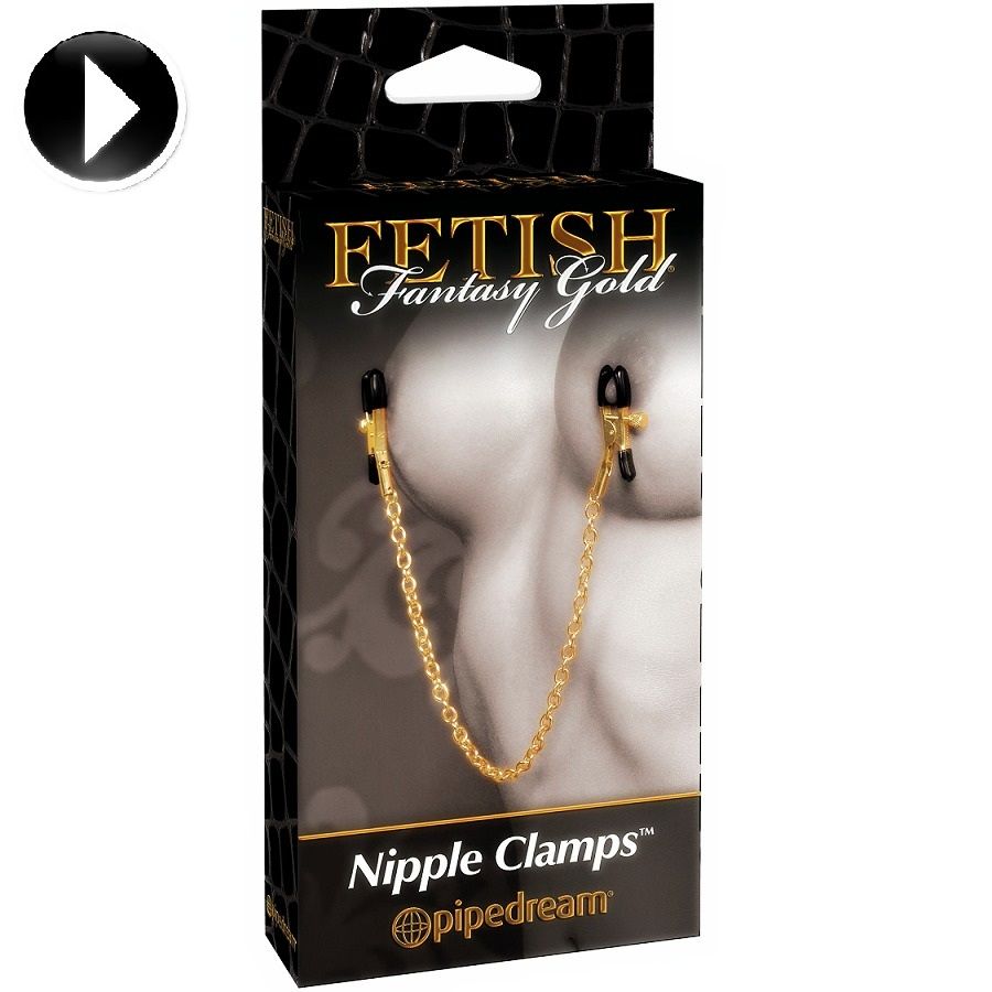 FETISH FANTASY GOLD - NIPPLE CLAMPS FETISH FANTASY GOLD