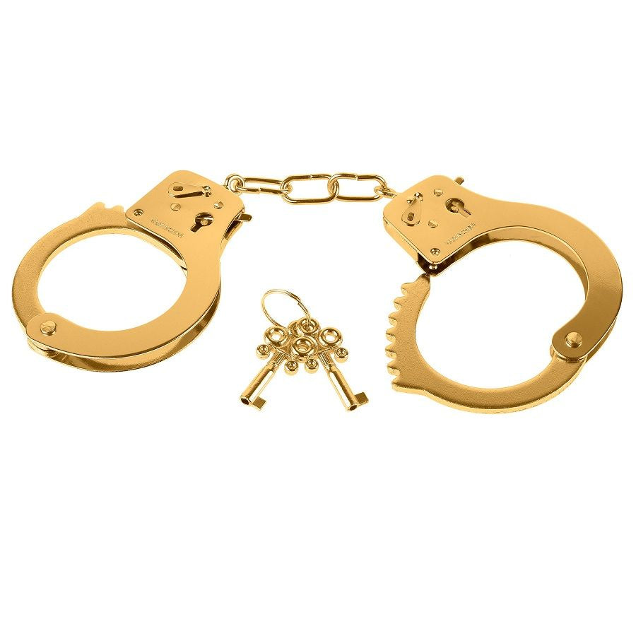 FETISH FANTASY GOLD - METAL CUFFS FETISH FANTASY GOLD