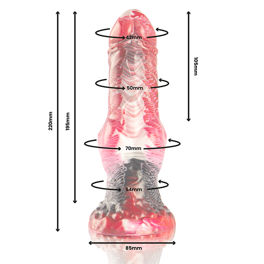 EPIC - HELIOS DILDO WITH TESTICLES HEAT AND ECSTASY EPIC