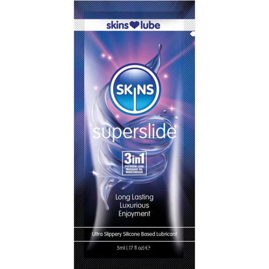 SKINS - LUBRICANTE DE SILICONA SUPERSLIDE MONODOSIS 5 ML