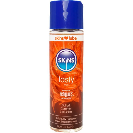 SKINS - LUBRIFICANTE GUSTO CARAMELLO SALATO A BASE D'ACQUA 130 ML
