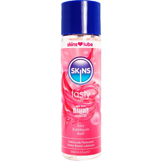 SKINS - LUBRIFICANTE GUSTO BUBBLEGUM A BASE D'ACQUA 130 ML