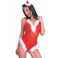 LIVCO CORSETTI FASHION - BABBO NATALE BIRICHINO LC 90706 BODY EROTICO NATALIZIO S/M