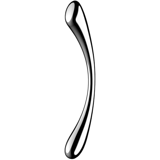 SATISFYER - COSMIC CREST 1 DILDO DE DOBLE EXTREMO DE ACERO INOXIDABLE