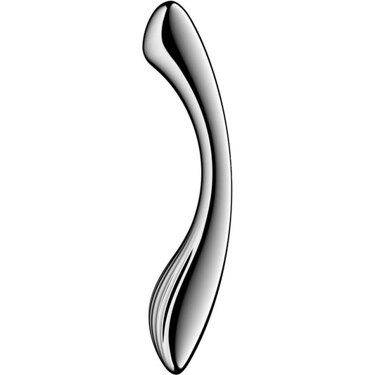 SATISFYER - PURE GRAVITY 1 DILDO DE DOBLE EXTREMO DE ACERO INOXIDABLE
