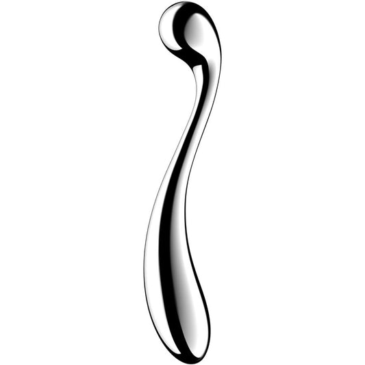 SATISFYER - STAR FORCE 4 DILDO DE DOBLE EXTREMO DE ACERO INOXIDABLE
