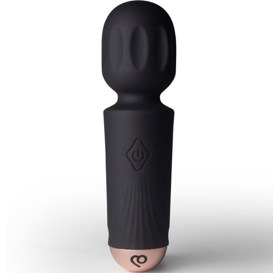 ROCKS-OFF - MINI VIBRATORE RICARICABILE 16 FUNZIONI BLACK TULIP