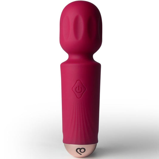 ROCKS-OFF - MINI VIBRATORE RICARICABILE 16 FUNZIONI AZALEA ROSSO
