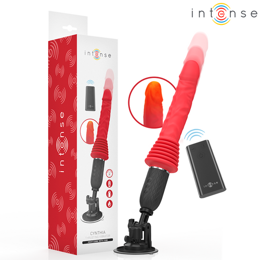 INTENSE - VIBRADOR CON EMPUJE Y CALOR DE CONTROL REMOTO CYNTHIA