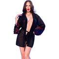 CHILIROSE - CR 4882 BABYDOLL Y TANGA NEGRO G