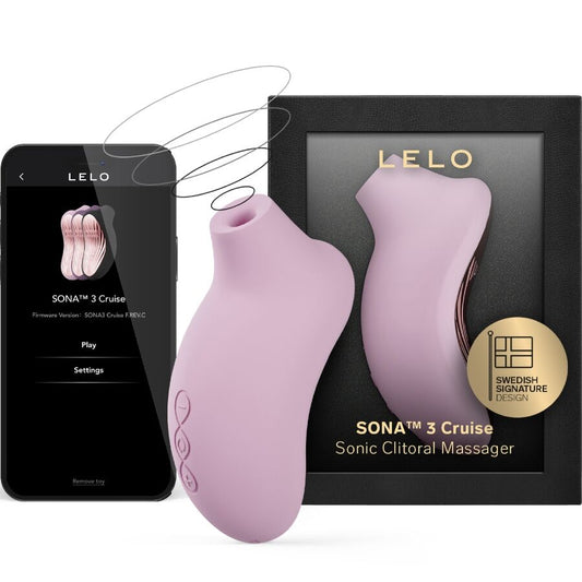 LELO - SONA 3 CRUISE MASAJEADOR CLITORAL SÓNICO ROSA SUAVE