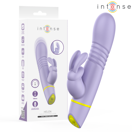 INTENSO - ESTIMULADOR DE CONEJO Y VIBRADOR DE EMPUJE HELEN