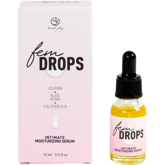 SECRETPLAY - SÉRUM HIDRATANTE ÍNTIMO FEM DROPS 15 ML